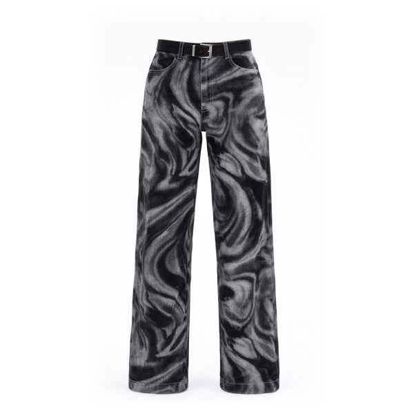 Pantalón - Raffaela - Abstract Denim