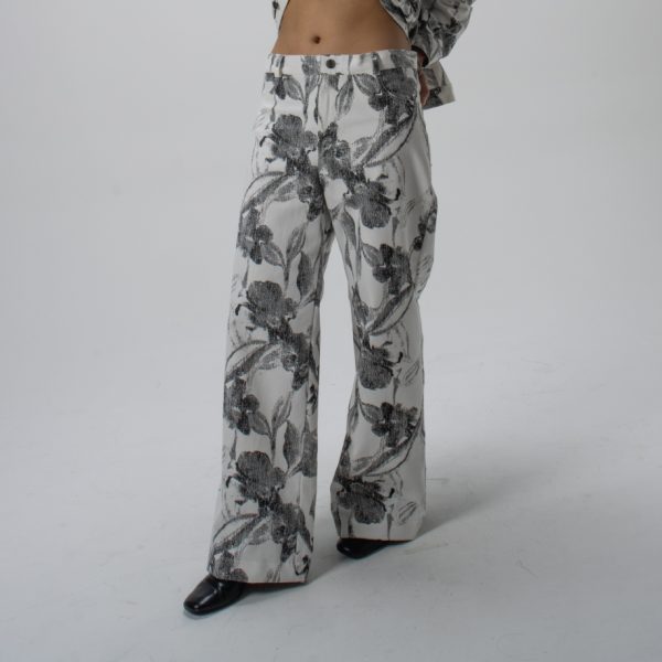 Pantalón - Eleonora - Flower Blanco